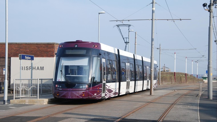 Blackpool, UK - Flexity 2 tram